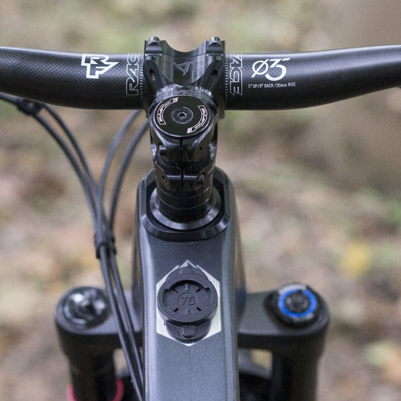Enduro MTB top tube computer mount – 76 Projects